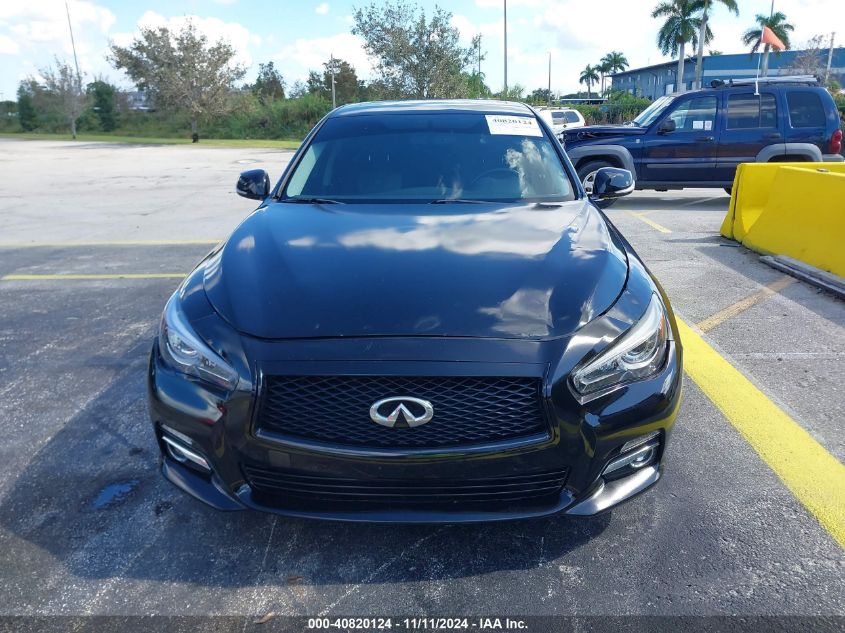 2014 Infiniti Q50 Hybrid Premium VIN: JN1AV7AP8EM691100 Lot: 40820124