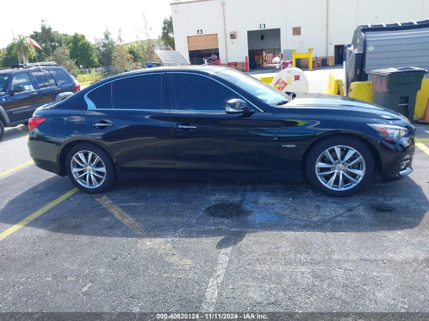 2014 Infiniti Q50 Hybrid Premium VIN: JN1AV7AP8EM691100 Lot: 40820124