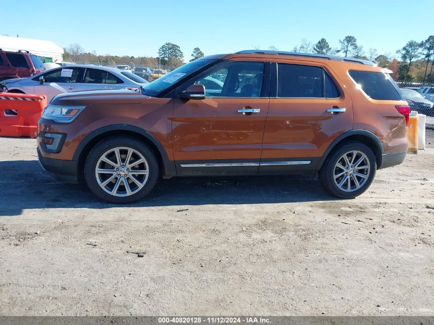 2017 Ford Explorer Limited VIN: 1FM5K8FHXHGB56220 Lot: 40820128