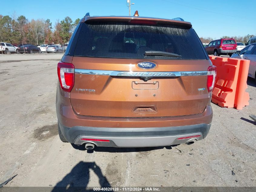 2017 Ford Explorer Limited VIN: 1FM5K8FHXHGB56220 Lot: 40820128