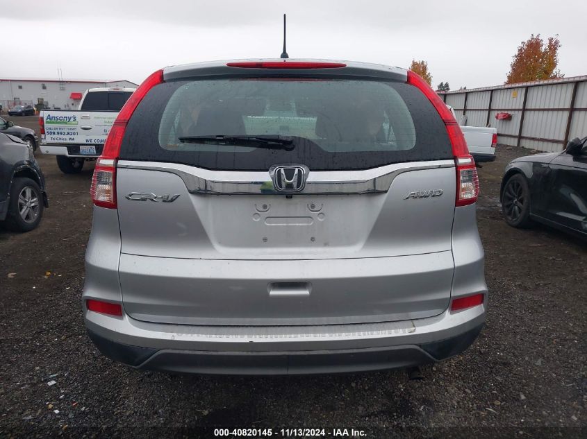 2016 HONDA CR-V LX - 2HKRM4H36GH602917