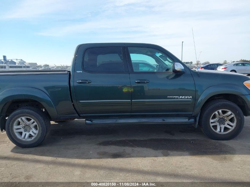 2006 Toyota Tundra Sr5 V8 VIN: 5TBDT44186S518827 Lot: 40820150