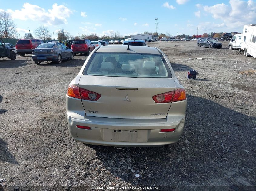 2008 Mitsubishi Lancer De/Es VIN: JA3AU26UX8U046453 Lot: 40820152