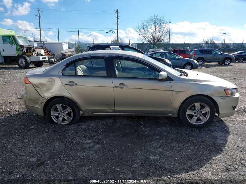 2008 Mitsubishi Lancer De/Es VIN: JA3AU26UX8U046453 Lot: 40820152