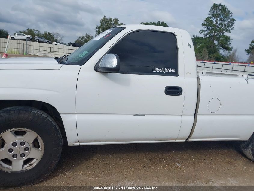 2004 Chevrolet Silverado 1500 Work Truck VIN: 1GCEC14X14Z111667 Lot: 40820157