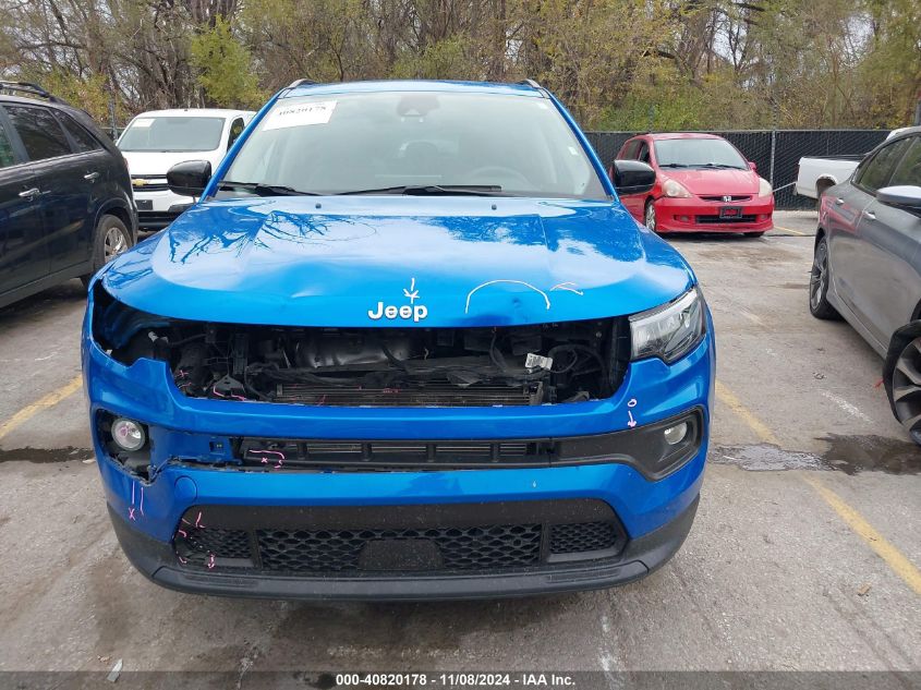 2022 Jeep Compass Latitude Fwd VIN: 3C4NJCBB7NT219437 Lot: 40820178