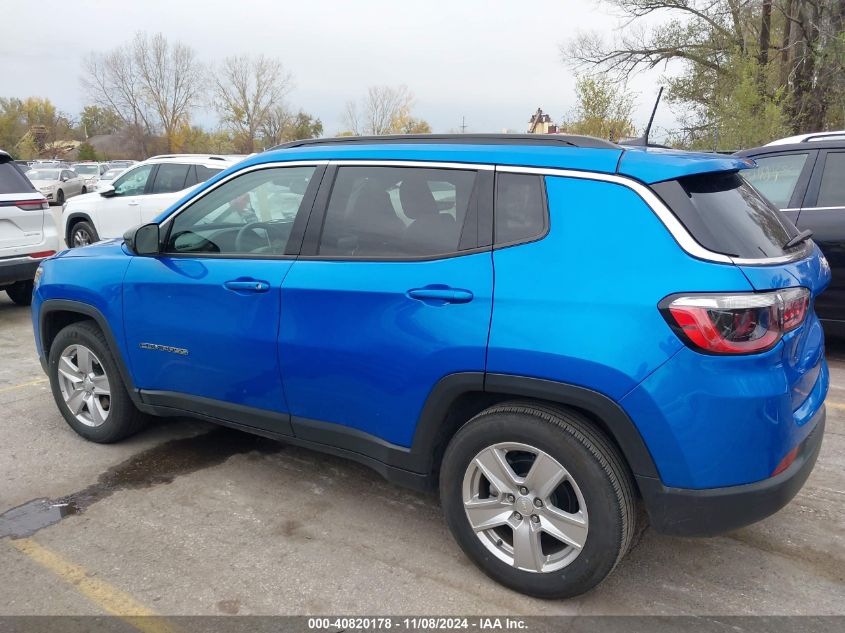 2022 JEEP COMPASS LATITUDE FWD - 3C4NJCBB7NT219437