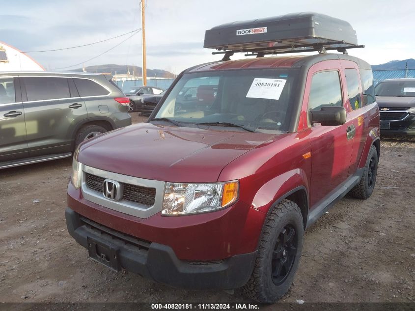 2009 Honda Element Ex VIN: 5J6YH287X9L001350 Lot: 40820181