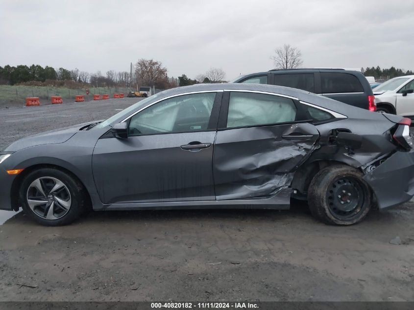 2019 Honda Civic Lx VIN: 2HGFC2F66KH595879 Lot: 40820182