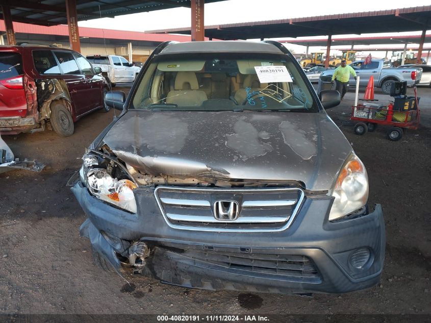 2005 Honda Cr-V Lx VIN: JHLRD78585C05959 Lot: 40820191