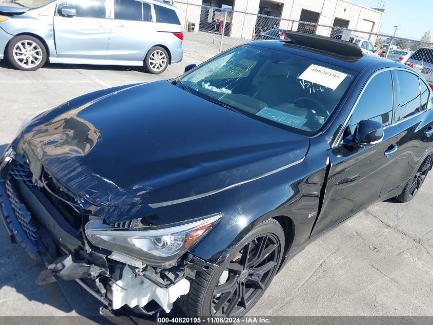 2019 Infiniti Q50 3.0T Sport VIN: JN1EV7AP6KM514980 Lot: 40820195