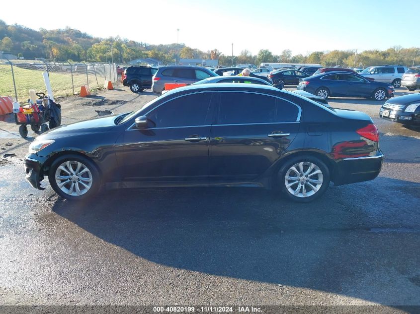 2013 Hyundai Genesis 3.8 VIN: KMHGC4DD5DU254632 Lot: 40820199