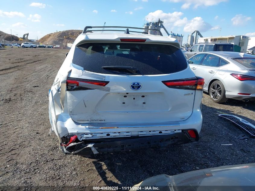 2023 Toyota Highlander Hybrid Le VIN: 5TDZARAH5PS020927 Lot: 40820225