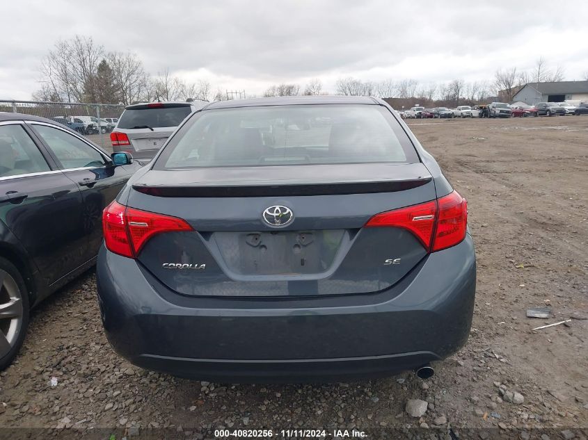 2018 Toyota Corolla Se VIN: 2T1BURHE3JC089801 Lot: 40820256