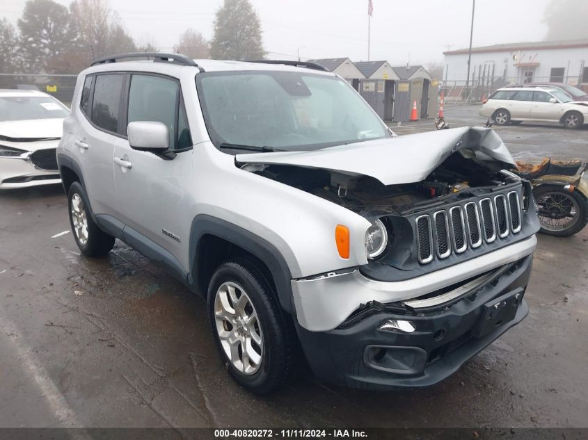 VIN ZACCJBBB7HPF42173 2017 Jeep Renegade, Latitude 4X4 no.1