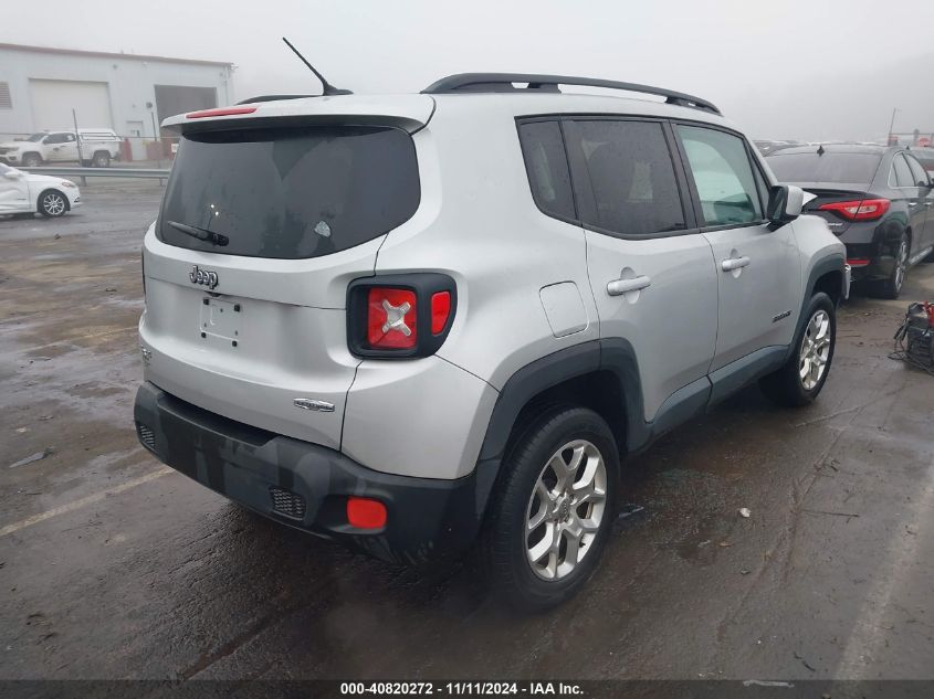 VIN ZACCJBBB7HPF42173 2017 Jeep Renegade, Latitude 4X4 no.4