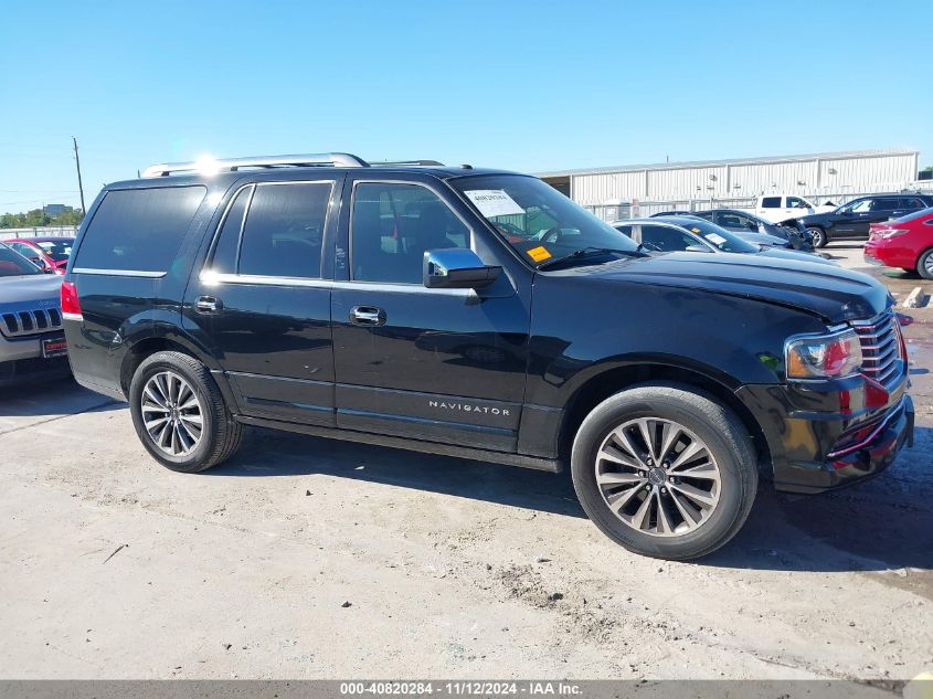 2016 Lincoln Navigator Select VIN: 5LMJJ2HT1GEL05413 Lot: 40820284