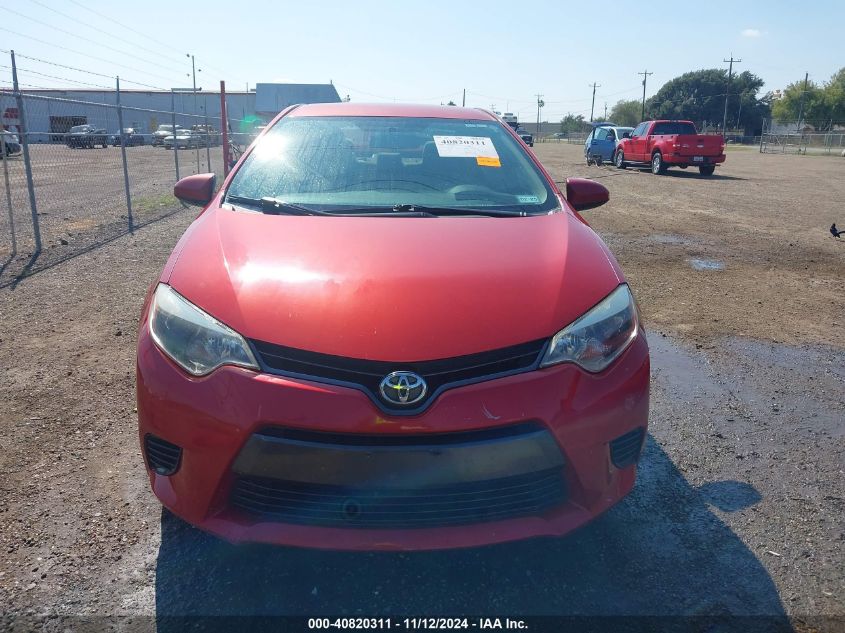 2016 Toyota Corolla Le VIN: 5YFBURHE6GP373335 Lot: 40820311