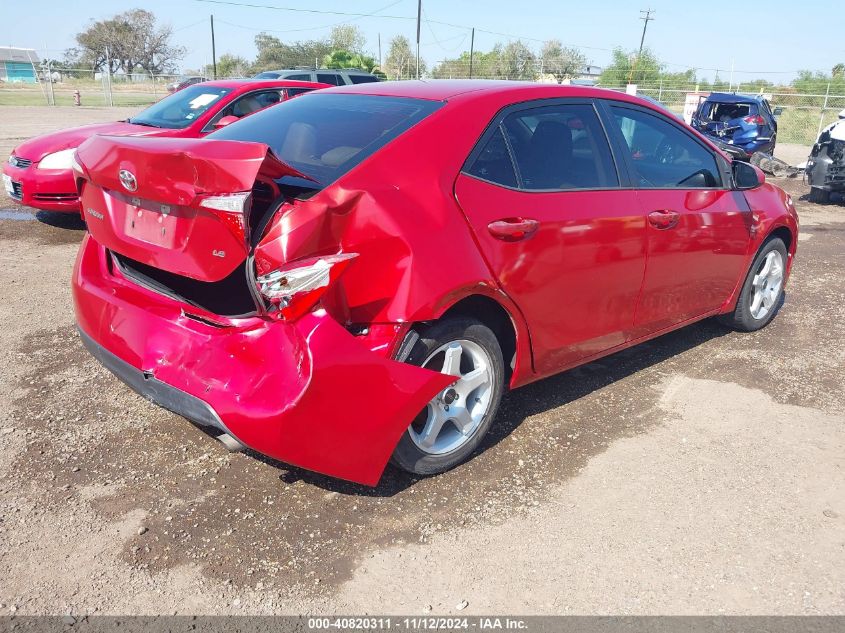 2016 Toyota Corolla Le VIN: 5YFBURHE6GP373335 Lot: 40820311