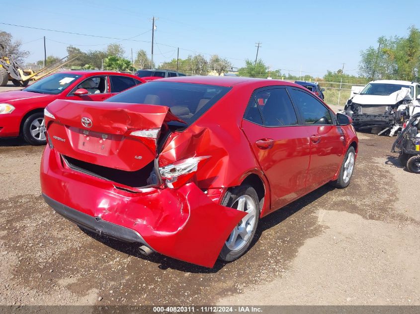 2016 Toyota Corolla Le VIN: 5YFBURHE6GP373335 Lot: 40820311