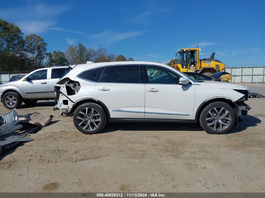 2023 Acura Mdx Technology Package VIN: 5J8YD9H43PL002838 Lot: 40820312