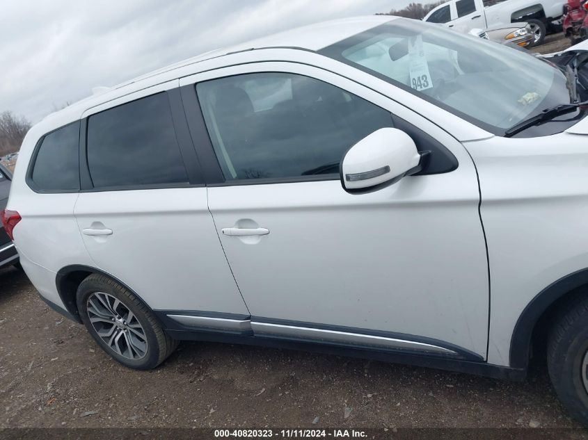 2017 Mitsubishi Outlander Se/Sel VIN: JA4AZ3A32HZ024712 Lot: 40820323