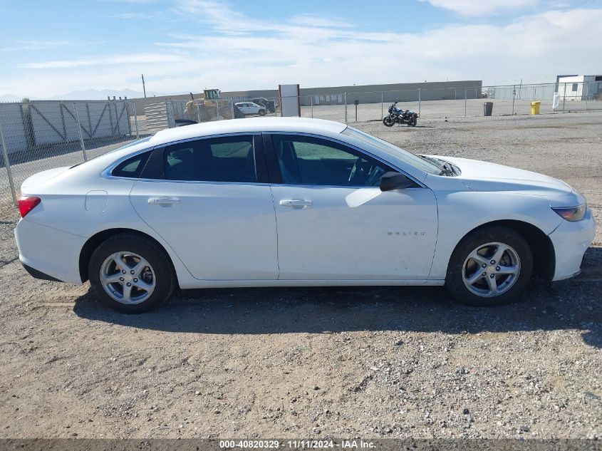 2016 Chevrolet Malibu Ls VIN: 1G1ZB5ST2GF219869 Lot: 40820329