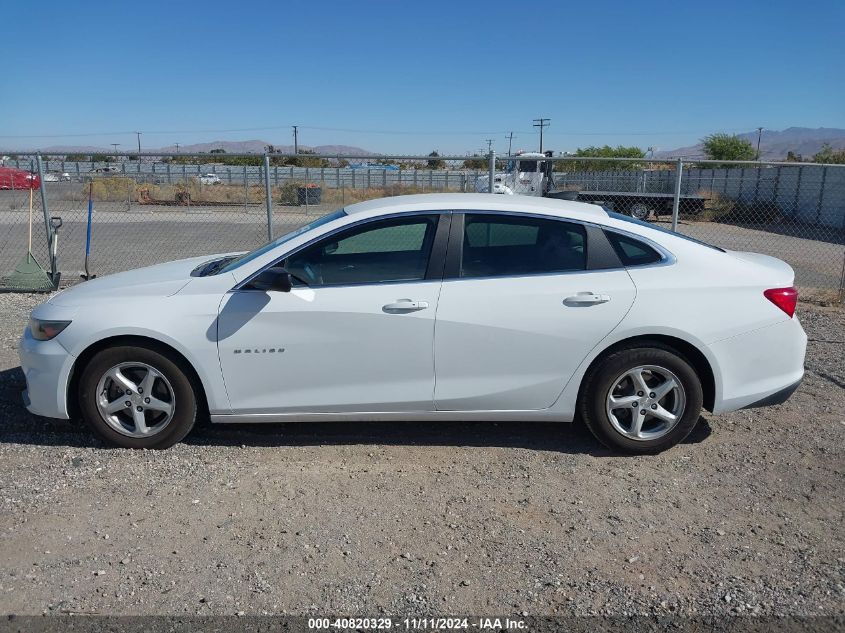 2016 Chevrolet Malibu Ls VIN: 1G1ZB5ST2GF219869 Lot: 40820329