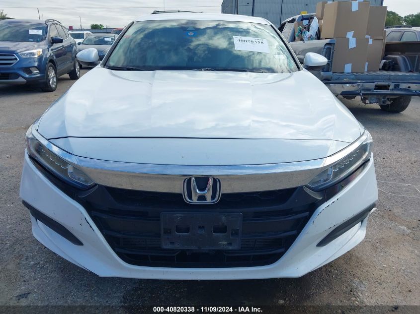 2018 Honda Accord Lx VIN: 1HGCV1F12JA018436 Lot: 40820338