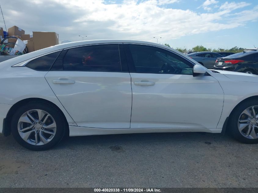 2018 Honda Accord Lx VIN: 1HGCV1F12JA018436 Lot: 40820338