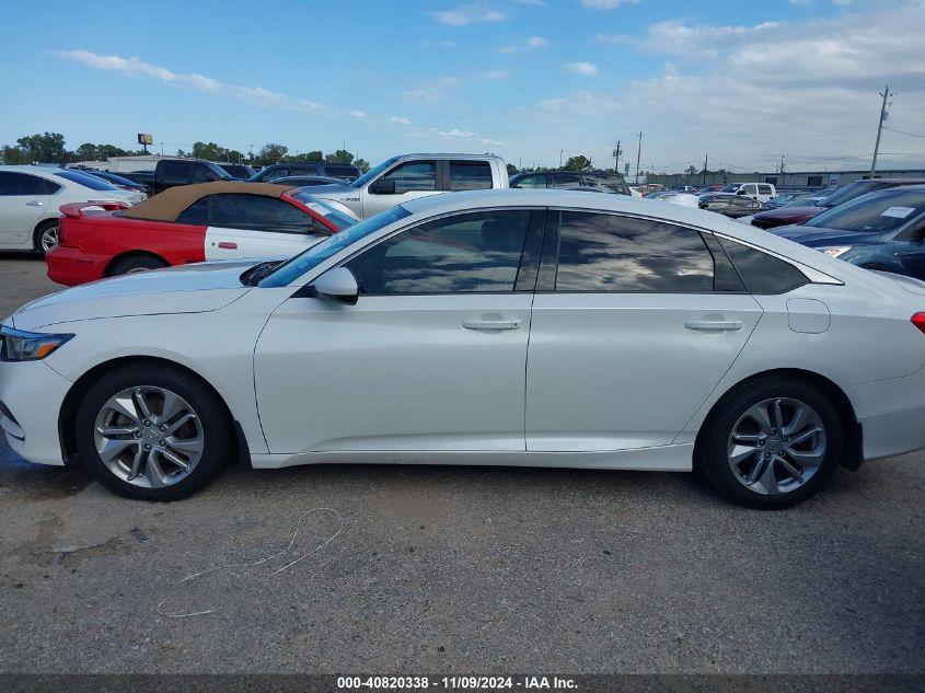 2018 Honda Accord Lx VIN: 1HGCV1F12JA018436 Lot: 40820338