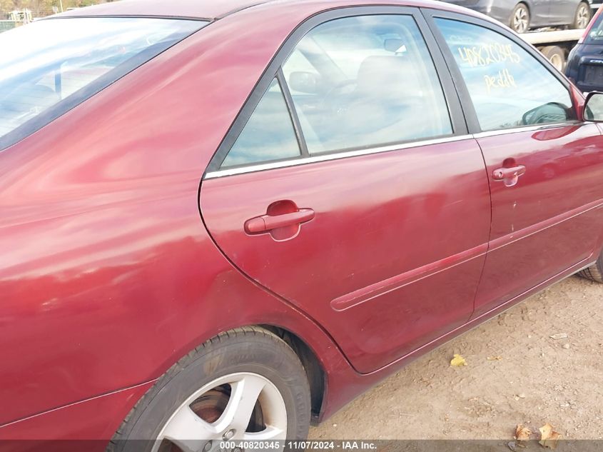 2004 Toyota Camry Se V6 VIN: 4T1BA30K64U501669 Lot: 40820345