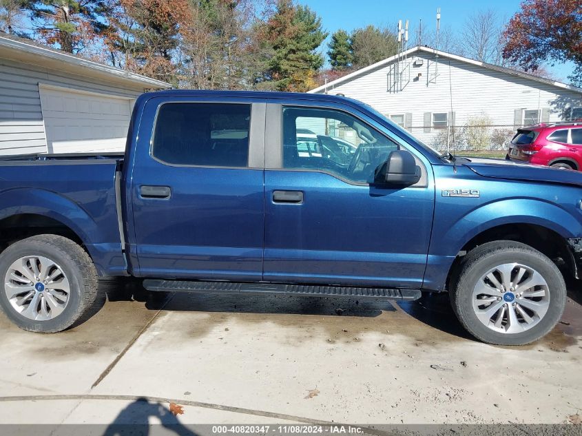 VIN 1FTEW1EP2JFE62722 2018 FORD F-150 XL