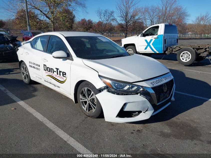 2020 Nissan Sentra Sv Xtronic Cvt VIN: 3N1AB8CV2LY219754 Lot: 40820349