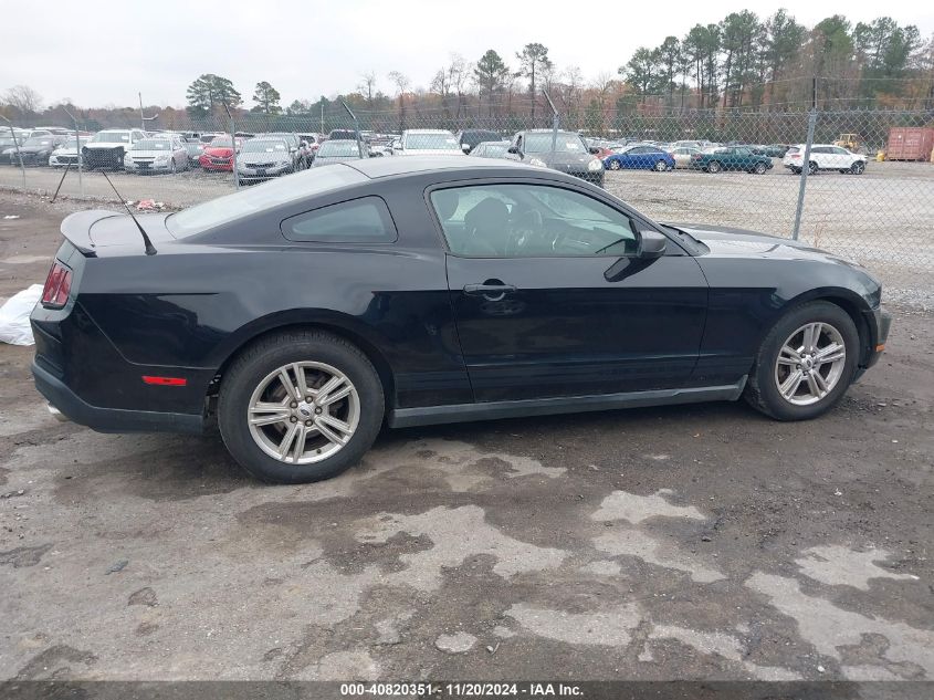 2012 Ford Mustang V6 VIN: 1ZVBP8AM9C5255738 Lot: 40820351