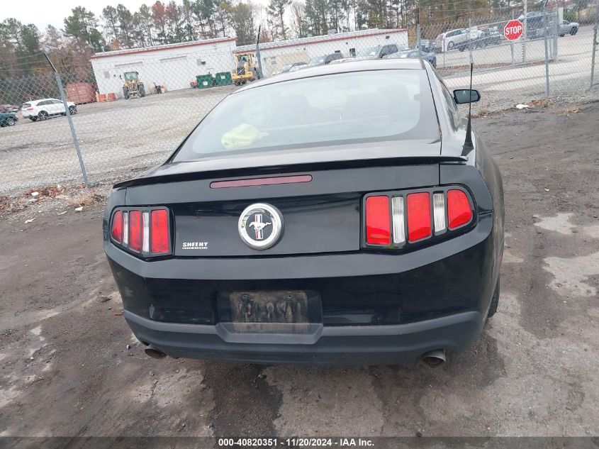 2012 Ford Mustang V6 VIN: 1ZVBP8AM9C5255738 Lot: 40820351