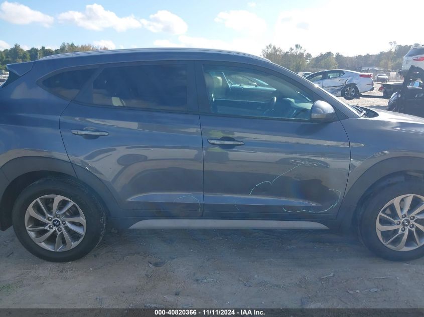 2018 Hyundai Tucson Sel VIN: KM8J3CA42JU756921 Lot: 40820366