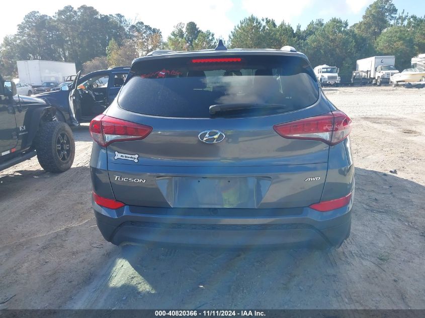 2018 Hyundai Tucson Sel VIN: KM8J3CA42JU756921 Lot: 40820366