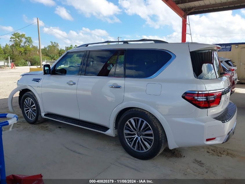 2021 Nissan Armada Sl 2Wd VIN: JN8AY2BAXM9370442 Lot: 40820379