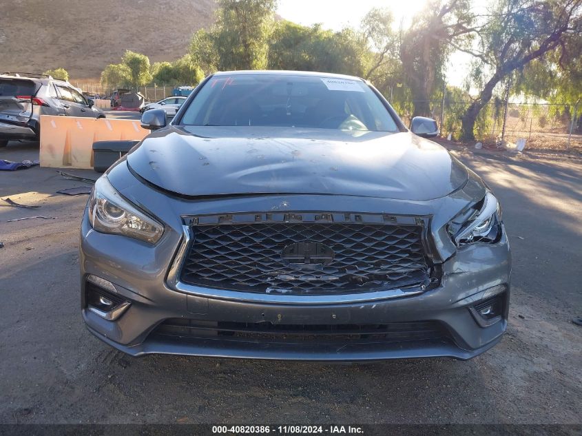 2018 Infiniti Q50 3.0T Luxe VIN: JN1EV7AP4JM366942 Lot: 40820386