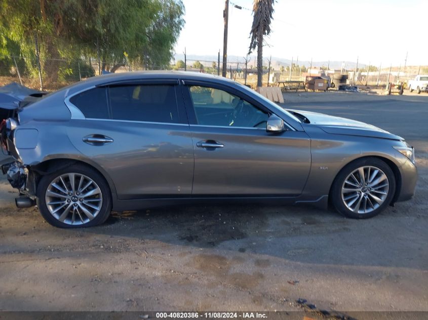 VIN JN1EV7AP4JM366942 2018 INFINITI Q50 3.0T LUXE