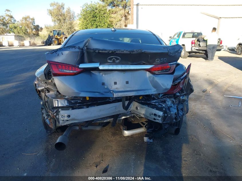 2018 Infiniti Q50 3.0T Luxe VIN: JN1EV7AP4JM366942 Lot: 40820386