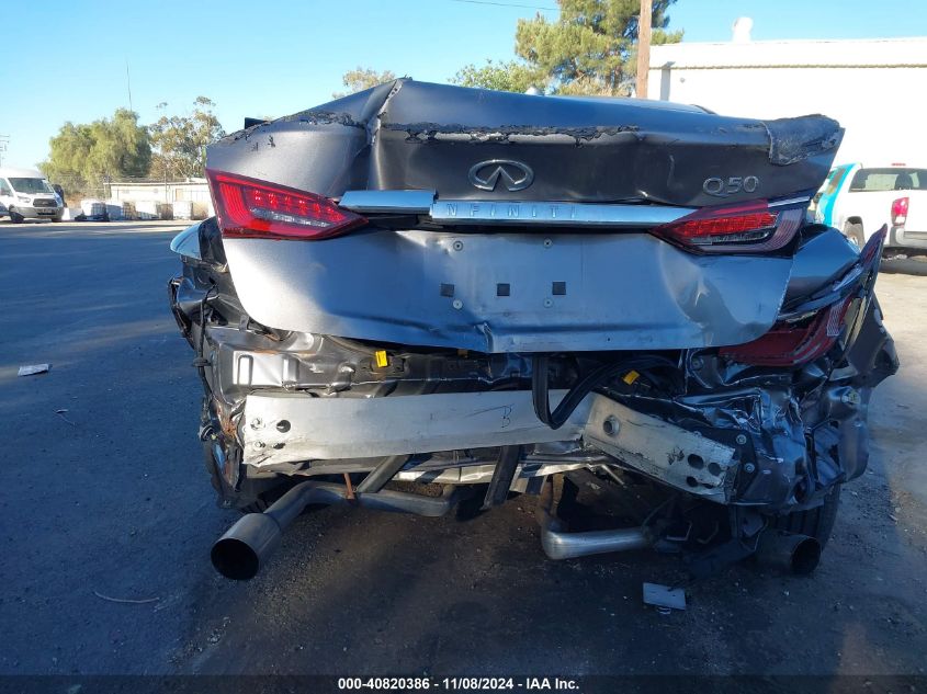 2018 Infiniti Q50 3.0T Luxe VIN: JN1EV7AP4JM366942 Lot: 40820386