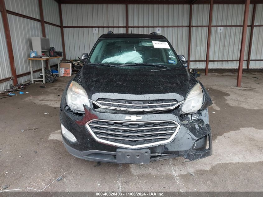 2016 Chevrolet Equinox Ltz VIN: 2GNFLGE37G6298987 Lot: 40820403