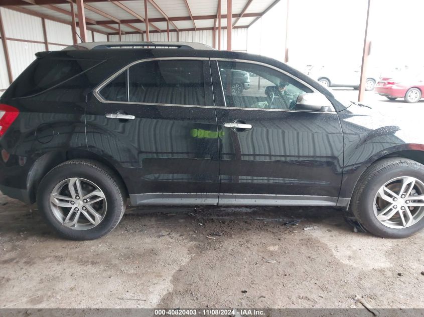 2016 Chevrolet Equinox Ltz VIN: 2GNFLGE37G6298987 Lot: 40820403