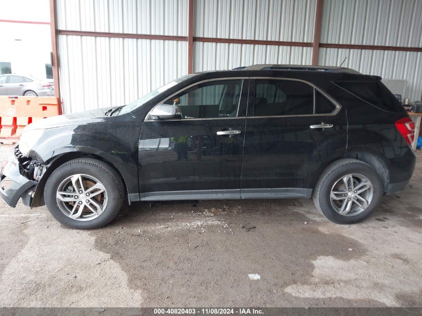 2016 Chevrolet Equinox Ltz VIN: 2GNFLGE37G6298987 Lot: 40820403