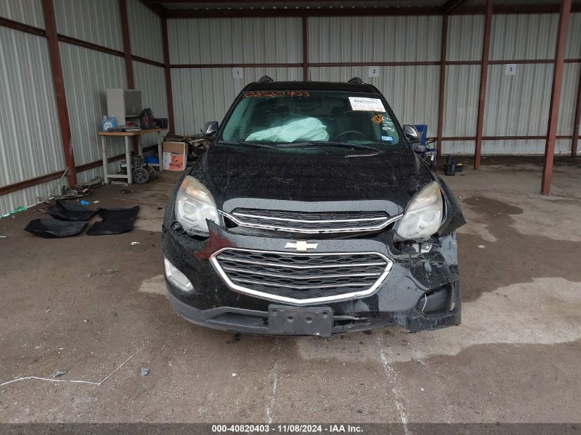 2016 Chevrolet Equinox Ltz VIN: 2GNFLGE37G6298987 Lot: 40820403