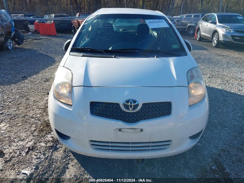 2007 Toyota Yaris VIN: JTDJT903375112542 Lot: 40820404