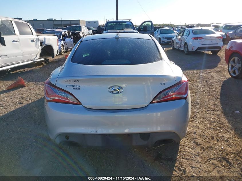 2015 Hyundai Genesis 3.8 Base VIN: KMHHT6KJ3FU130936 Lot: 40820424