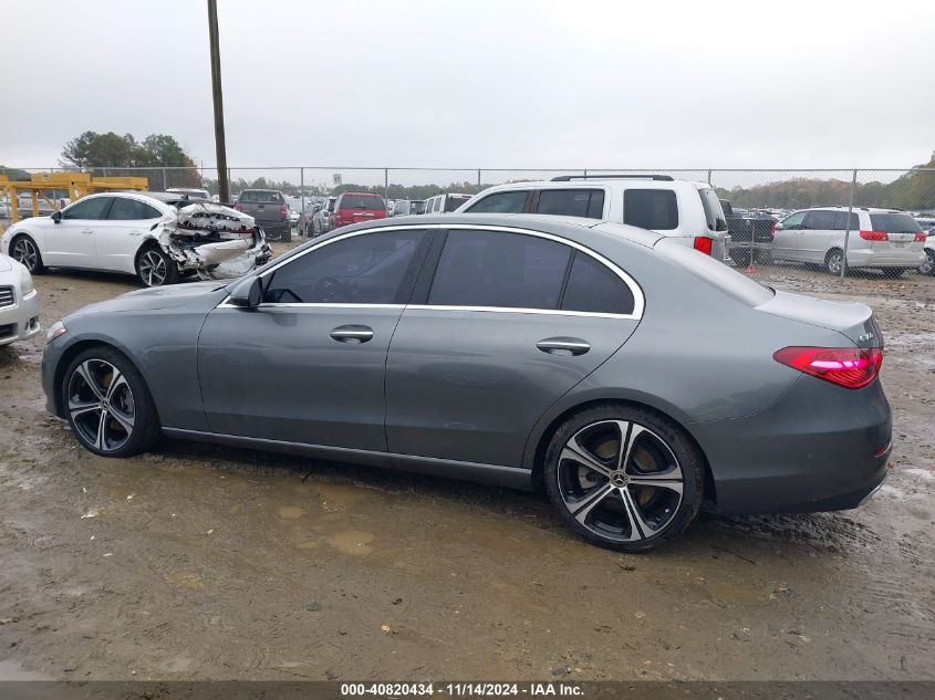 2022 Mercedes-Benz C 300 Sedan VIN: W1KAF4GB8NR009846 Lot: 40820434